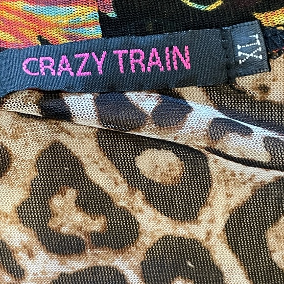 Crazy Train Women's Leopard and Floral Print Sheer Western Layering Duster XL - Picture 12 of 12